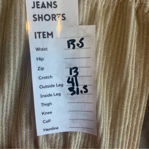 ASYOU flared split side beach pants in gold size 8 - Picture 14 of 14